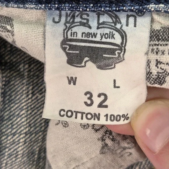 Japanese Selvedge Jeans Mens Whiskers Thrashed Justin Zip Fits 30x30 - Picture 7 of 15